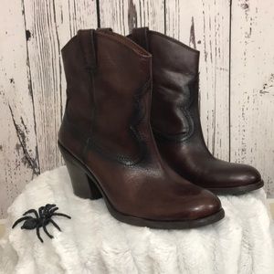 ANTONIO MELANI Brown Ankle Boots